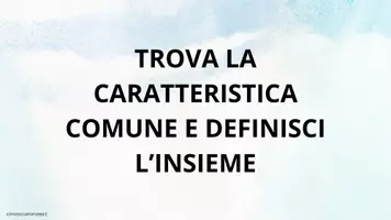 anteprima - Esercizi - GLI INSIEMI - MATEMATICA IN PRIMA - Pagina 1