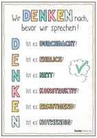 Vorschau - Poster - Wir DENKEN nach - soziales Miteinander / Streit vorbeugen - Seite 2