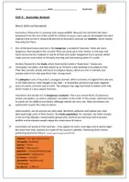 Vorschau - Arbeitsblätter - Discover Australia - Part 4/4: Australian Animals - Reading, Grammar, Writing, Speaking inkl. Lösungen - Seite 1