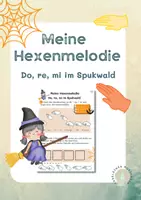 Vorschau - Arbeitsblätter - Meine Hexenmelodie Relative Solmisation - Deckblatt