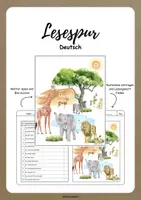 Vorschau - Mal- und Bastelvorlagen - Materialpaket: alle Deutsch Materialien von laminierzauber - Seite 1