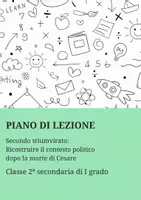 anteprima - Piani di lezione - Ricostruire il Contesto Politico Post-Cesare - Pagina di copertina