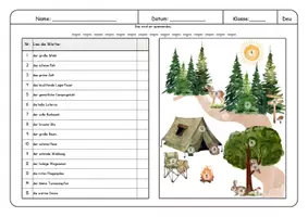 Vorschau - Arbeitsblätter - Lesespur Wald - Seite 2
