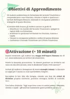 anteprima - Piani di lezione - Analisi del Secondo Triumvirato: Divisione dei Territori e Conseguenze - Pagina 1