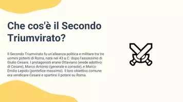 anteprima - Presentazioni / Lavagne - Il Secondo Triumvirato: Spartizione e Conseguenze - Pagina 2