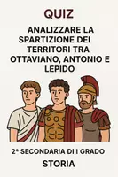 anteprima - Quiz - Quiz: Analizzare la spartizione dei territori tra Ottaviano, Antonio e Lepido - Pagina di copertina