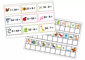 Náhľad - Addition and Subtraction Practice within 100 (with regrouping) - strana 1