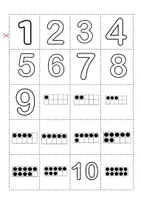 anteprima - Flashcard - Memory dei numeri - Pagina di copertina