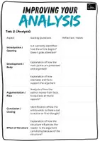 Vorschau - Arbeitsblätter - Improving your Analysis - Seite 1