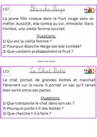 Aperçu - Apprentissages en autonomie - Inférences CE2 les contes - Page 3