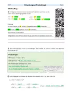 Vorschau - Stundenentwürfe - Materialpaket: Erkundung von Produktregel und Kettenregel mit Tipps und Musterlösung- Ableitungsregeln - Seite 3
