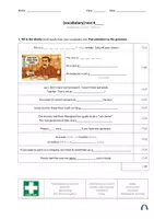 Vorschau - Test - Orange Line 5 Unit 1 Vokabeltest / vocabulary test (Station 1) - Deckblatt