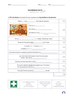 Vorschau - Test - Orange Line 5 Unit 1 Vokabeltest / vocabulary test (Station 1) - Seite 2
