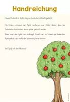 Vorschau - Arbeitsblätter - Apfelgedicht - Sachunterricht GS 1 - Seite 1
