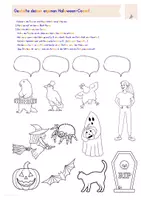 Vorschau - Unterrichtsreihen - Frau Wirbelwind_Halloween_Kreativ_Silben - Seite 1