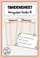 Vorschau - Arbeitsblätter - Irregular Verbs - Tandemsheet II - Deckblatt