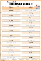 Vorschau - Arbeitsblätter - Irregular Verbs - Tandemsheet II - Seite 1