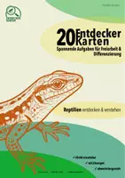 Vorschau - Stationenlernen - Entdecker-Karten Reptilien: Spannendes Wissen – mit Aufgaben zum Weiterdenken - Deckblatt