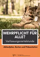 Vorschau - Präsentationen/Tafelbilder - Wehrpflicht – Gleichberechtigung im Wehrdienst (Verfassungsviertelstunde) - Deckblatt