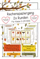 Vorschau - Arbeitsblätter - Rechenspaziergang-Runden - Klasse 3 - Deckblatt