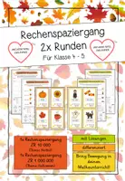 Vorschau - Spiele - Rechenspaziergang - Runden - Klasse 4 und 5 - Seite 1