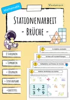 Vorschau - Arbeitsblätter - BRUCHRECHNUNG - Deckblatt