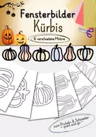 Vorschau - Arbeitsblätter - Kunstprojekt: Fensterbilder Kürbis - Basteln mit Transparentpapier - Deckblatt