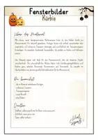 Vorschau - Arbeitsblätter - Kunstprojekt: Fensterbilder Kürbis - Basteln mit Transparentpapier - Seite 1