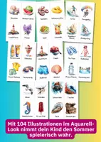 Vorschau - Bildkarten - Sommerträume Bildkarten – Sommermotive & Aktivitäten im Aquarell-Look für Kita, Vorschule & Grundschule - Seite 2
