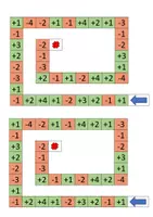 Vorschau - Spiele - Spiel „Hoch hinaus“ Station oder Zusatz Mathe Klasse 1 - Seite 1