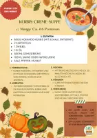Vorschau - Arbeitsblätter - Rezeptkarte Kürbissuppe - Deckblatt