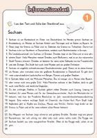 Vorschau - Arbeitsblätter - Steckbrief Sachsen - Infotext mit Vorlage + Lösungen - Seite 3