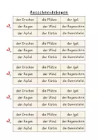 Vorschau - Arbeitsblätter - Wörter zu Bildern schreiben Thema Herbst - Seite 3