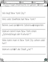 Vorschau - Arbeitsblätter - New York City kennenlernen – Arbeitsblätter mit Lesetext & Lösungen - Seite 3