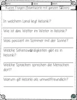 Vorschau - Arbeitsblätter - Die finnische Hauptstadt Helsinki – Lesetraining mit Fragen und Lösungen - Seite 3