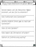 Vorschau - Arbeitsblätter - Zeitmessung entdecken – Arbeitsblätter mit Lesetext & Lösungen - Seite 3
