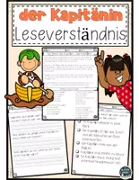 Vorschau - Arbeitsblätter - Alles über den Beruf des Kapitäns – Arbeitsblätter mit Lesetraining & Lösungen - Deckblatt
