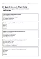 anteprima - Quiz - Quiz sulle Guerre Civili e il Secondo Triumvirato - Pagina 1