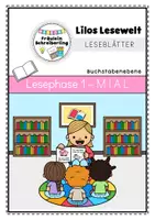 Vorschau - Arbeitsblätter - Leseblätter zu Lilos Lesewelt 1 - Buchstabenebene (MIAL) - Deckblatt