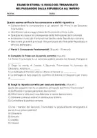 anteprima - Compiti in classe/Test - Raccolta di materiali: Esami sul secondo triumvirato - Pagina 1