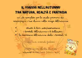 anteprima - Materiale di supporto/inclusione - IL VIAGGIO NELL’AUTUNNO, TRA REALTÁ E FANTASIA 🍁 - Pagina di copertina
