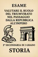 anteprima - Compiti in classe/Test - Esame sui Triumvirati Romani - Pagina di copertina