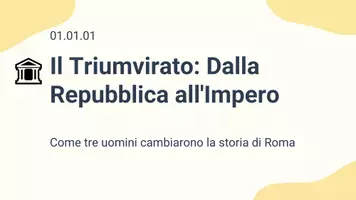 anteprima - Presentazioni / Lavagne - Raccolta di materiali: Presentazioni sul secondo triumvirato - Pagina 1