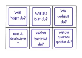 Προεπισκόπηση - Flashcards - Warm-up – Alltagsverben & Fragekarten zum Satzbau - Σελίδα 2