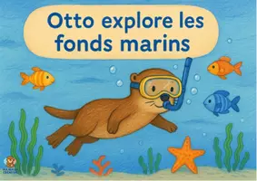 Aperçu - Affichage - Otto explore les fonds marins. (Kamishibaï à imprimer). - Page de couverture