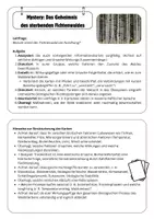 Vorschau - Stundenentwürfe - Materialpaket: Mysterys Biologie (Genetik, Ökologie, Evolution...) - Seite 2