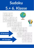 Vorschau - Arbeitsblätter - Sudoku Rätsel - Ich bin fertig Freiarbeit - Deckblatt
