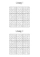 Vorschau - Arbeitsblätter - Sudoku Rätsel - Ich bin fertig Freiarbeit - Seite 2