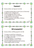 Vorschau - Aufgabenkarten - Zeitformen Kartei (Sätze abschreiben) mit Lösung - Seite 3
