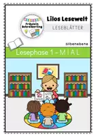 Vorschau - Arbeitsblätter - Leseblätter zu Lilos Lesewelt 1 - Silbenebene (MIAL) - Deckblatt